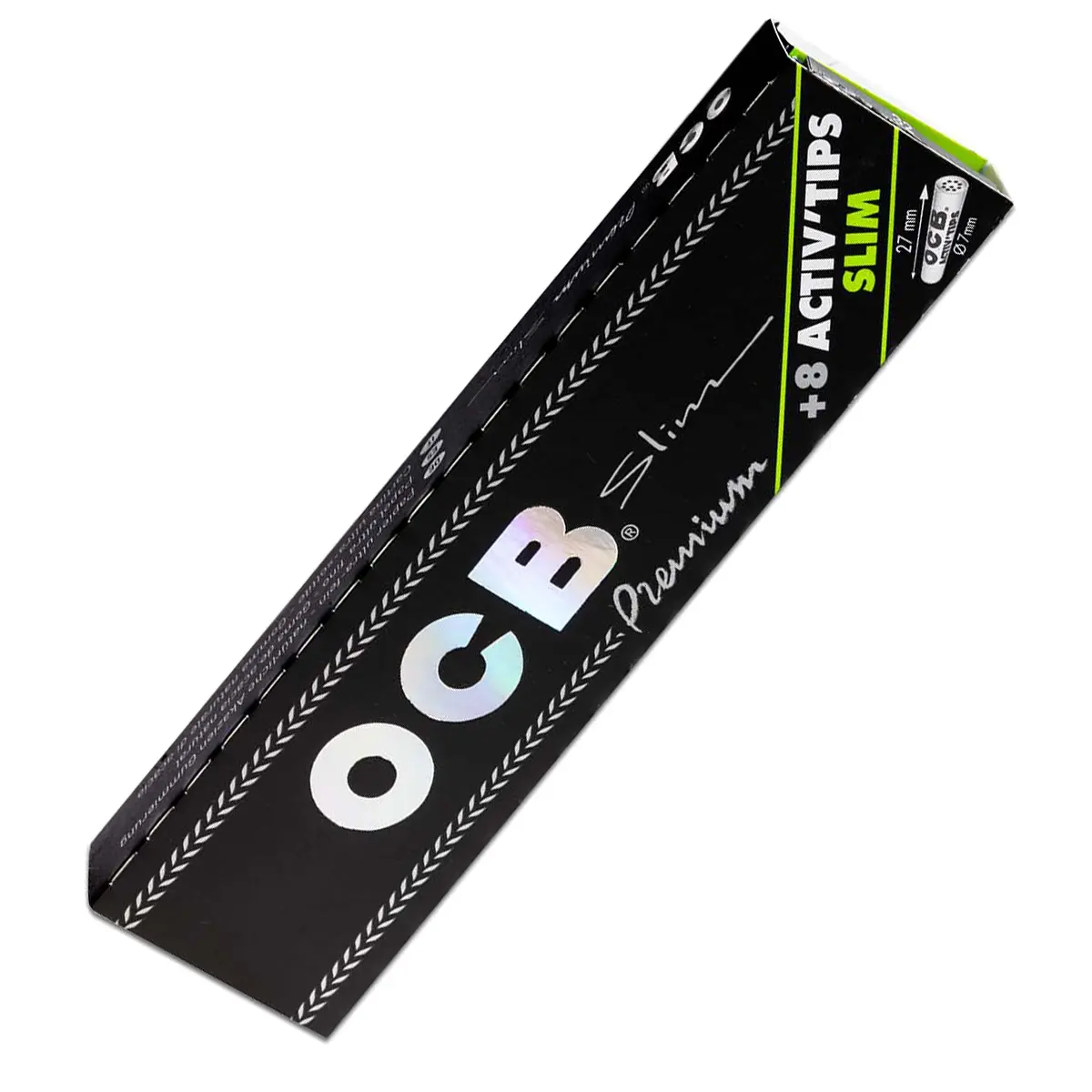 OCB Premium Kingsize Slim + 8 filtri ai carboni attivi 7mm