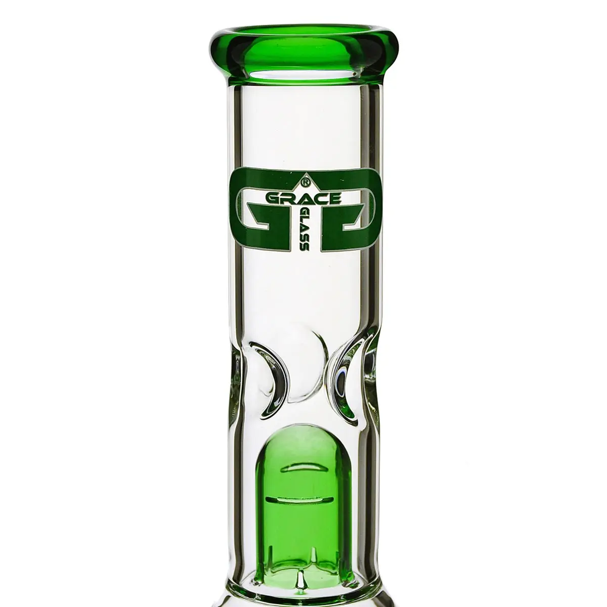 Grace bong in vetro "Amorous Green Annabell" 39cm
