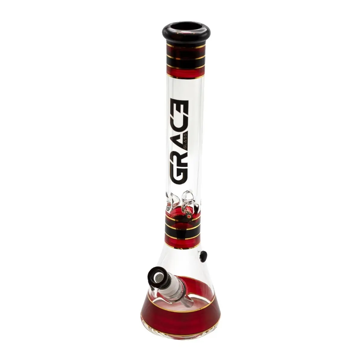 Grace Glass 'Classic Beaker' 18,8 - rosso