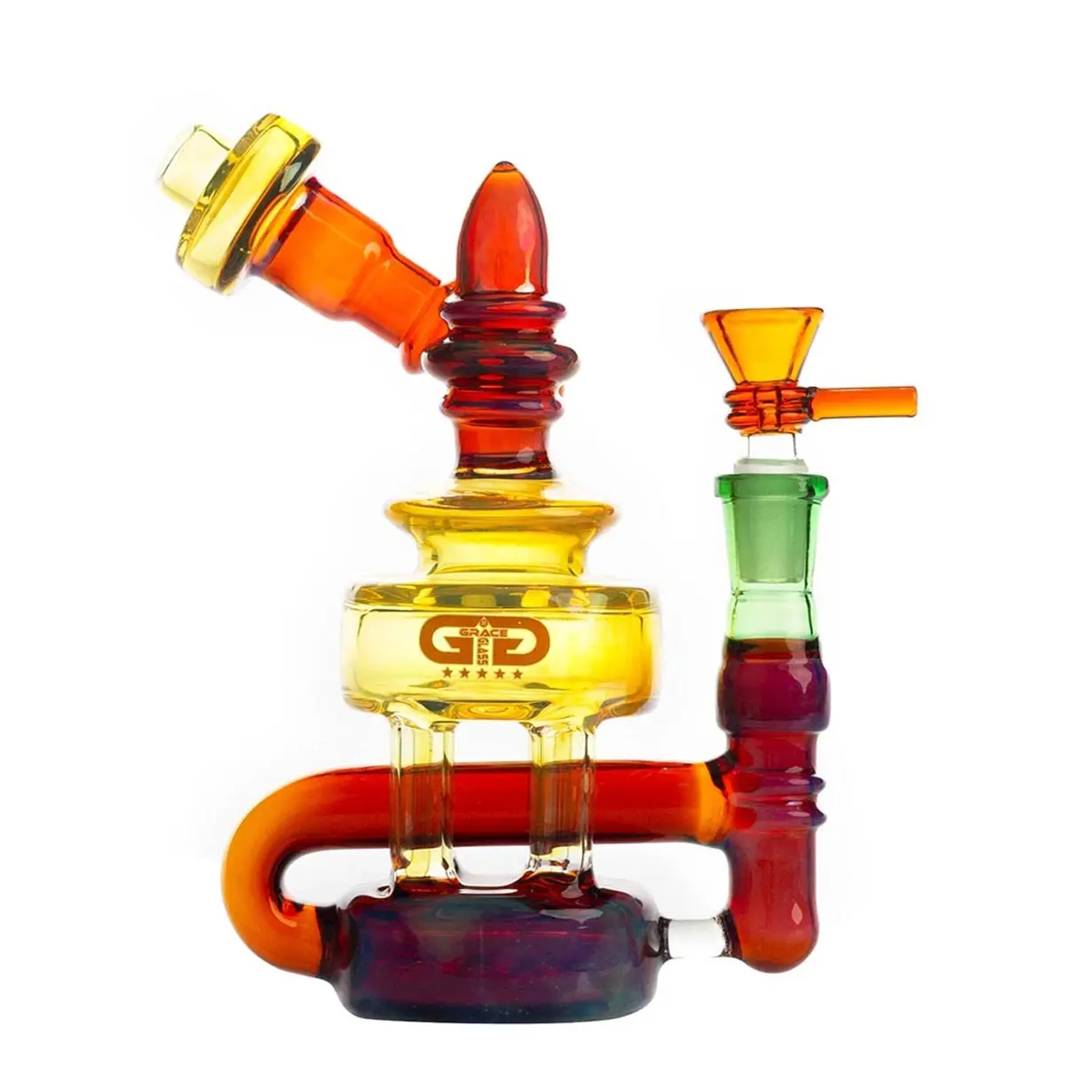 Grace Glass Bubbler 'Lantern' 14,5