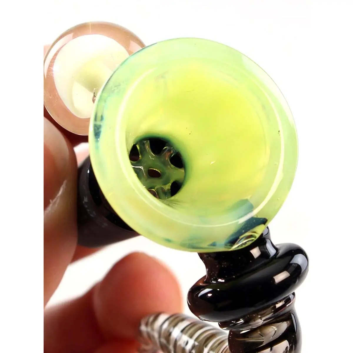 Black Leaf Bowl Points 14,5 verde