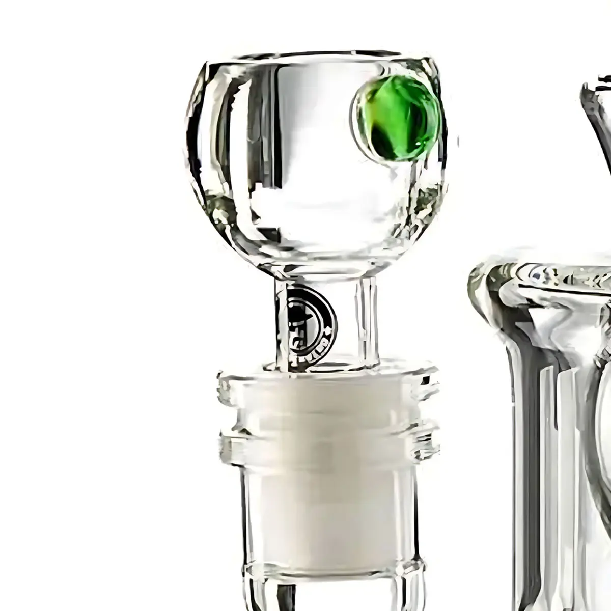 Bong in vetro 'Recycler' senza logo 25 cm