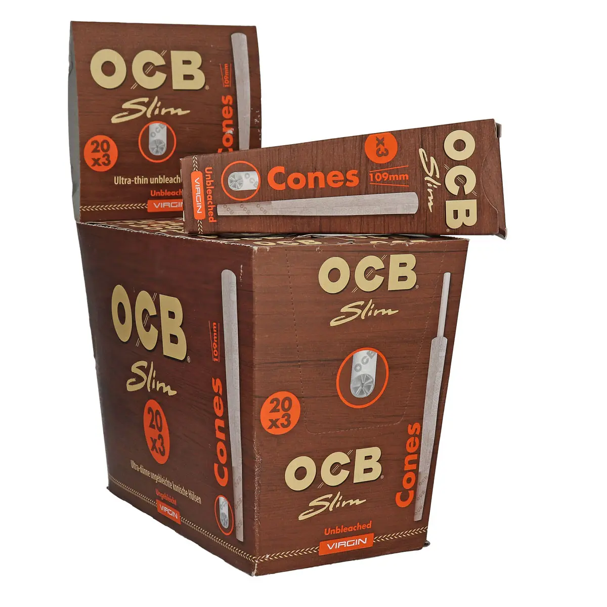 OCB Cones Slim non sbiancato - 12x