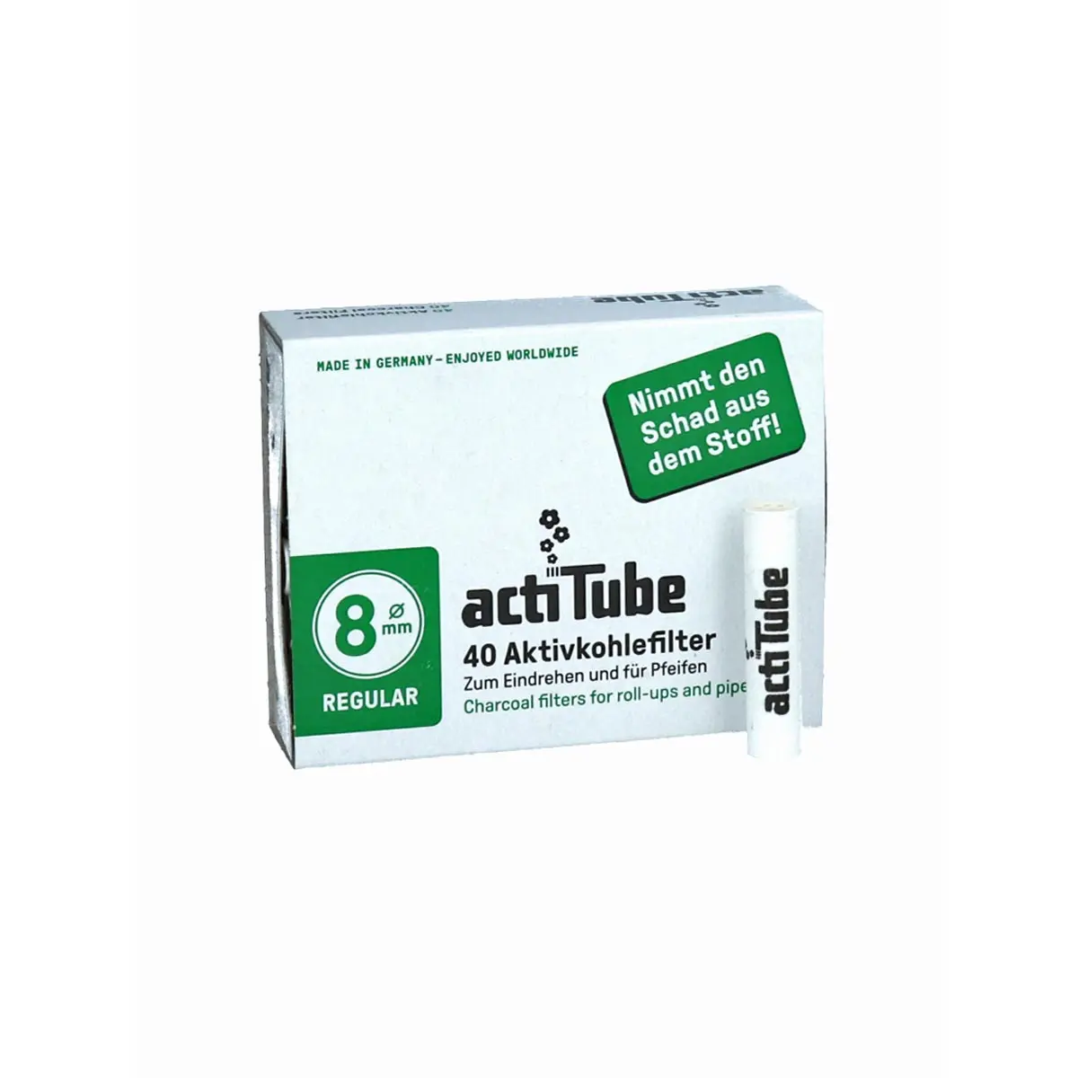 actiTube filtri a carbone attivo - 10 filtri 40 pz