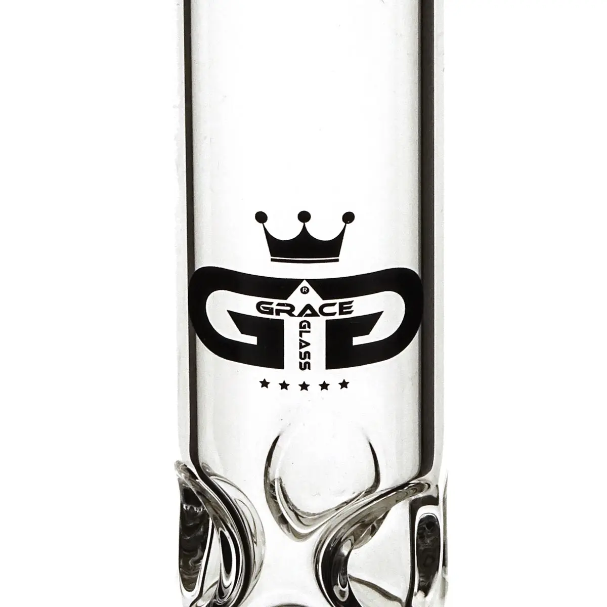 GG Cone Spyral bong in vetro 18,8 35cm nero