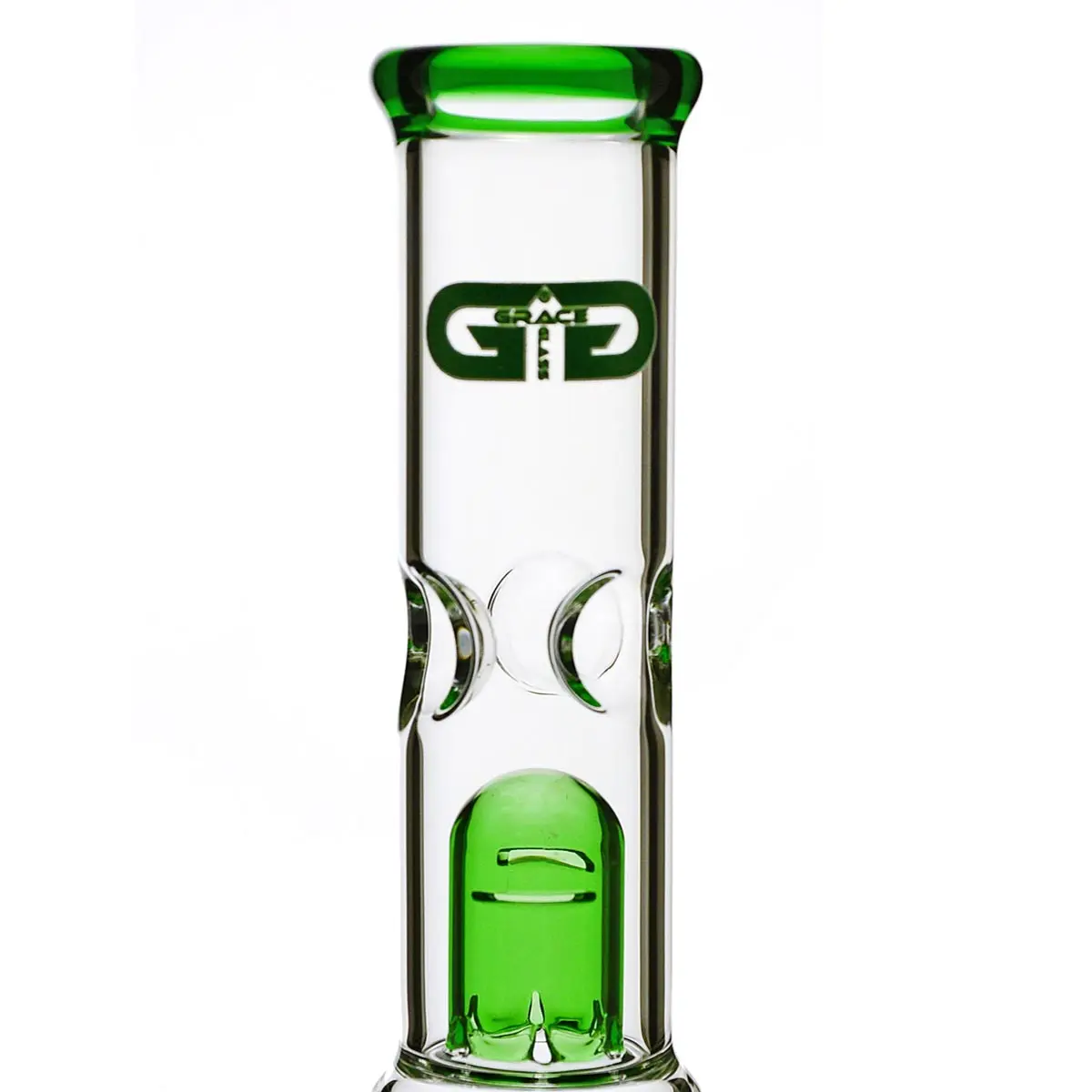 Grace bong in vetro "Lewd Green Lizzy" 35cm