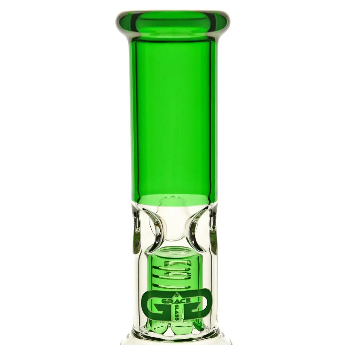 Grace Glass Bong "Green Dangly Donald" 39 cm