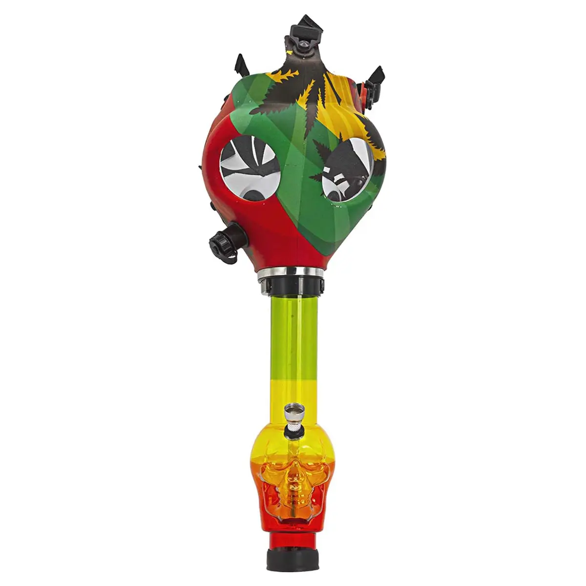 Bong+  maschera antigas 'Rasta'