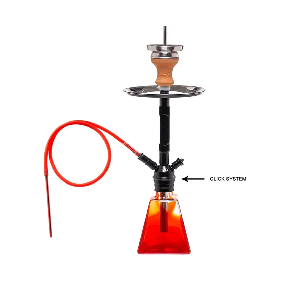 DUD Shisha Erg Chebbi 56cm rosso