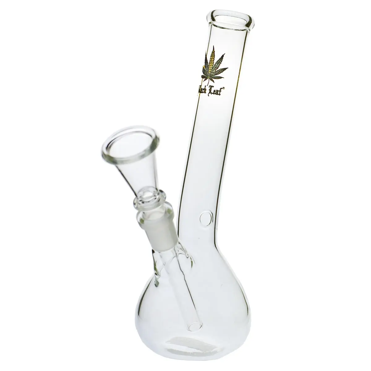Bong in vetro Black Leaf JOE 20 cm