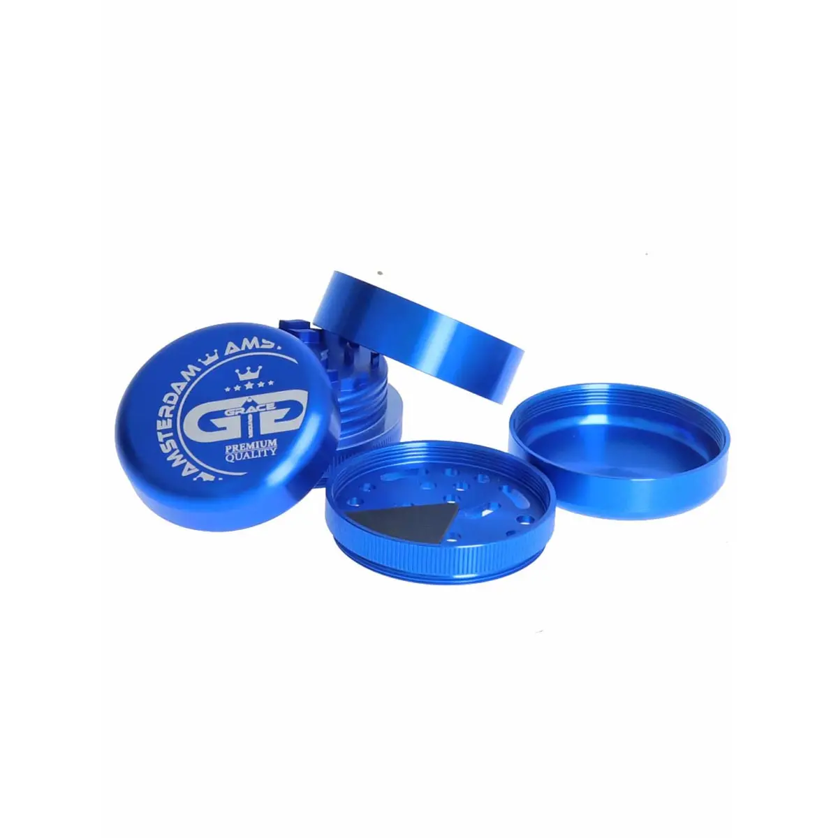 Grace Glass Grinder American Style 5-Part 55mm - blu