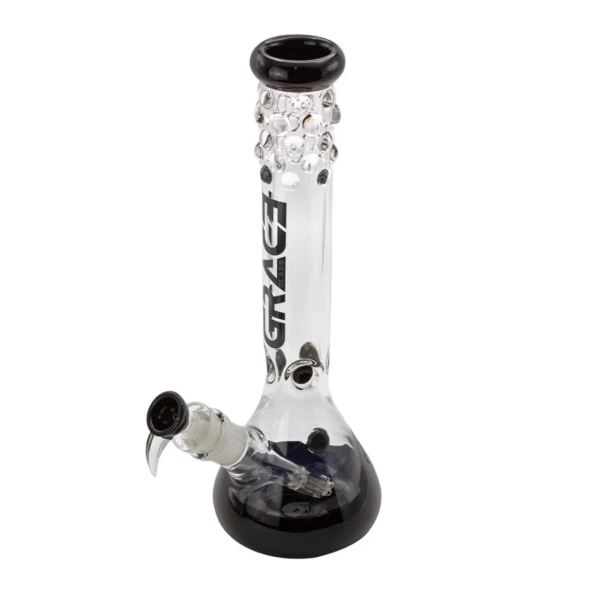 Grace Glass Bong 'Pearl' - nero
