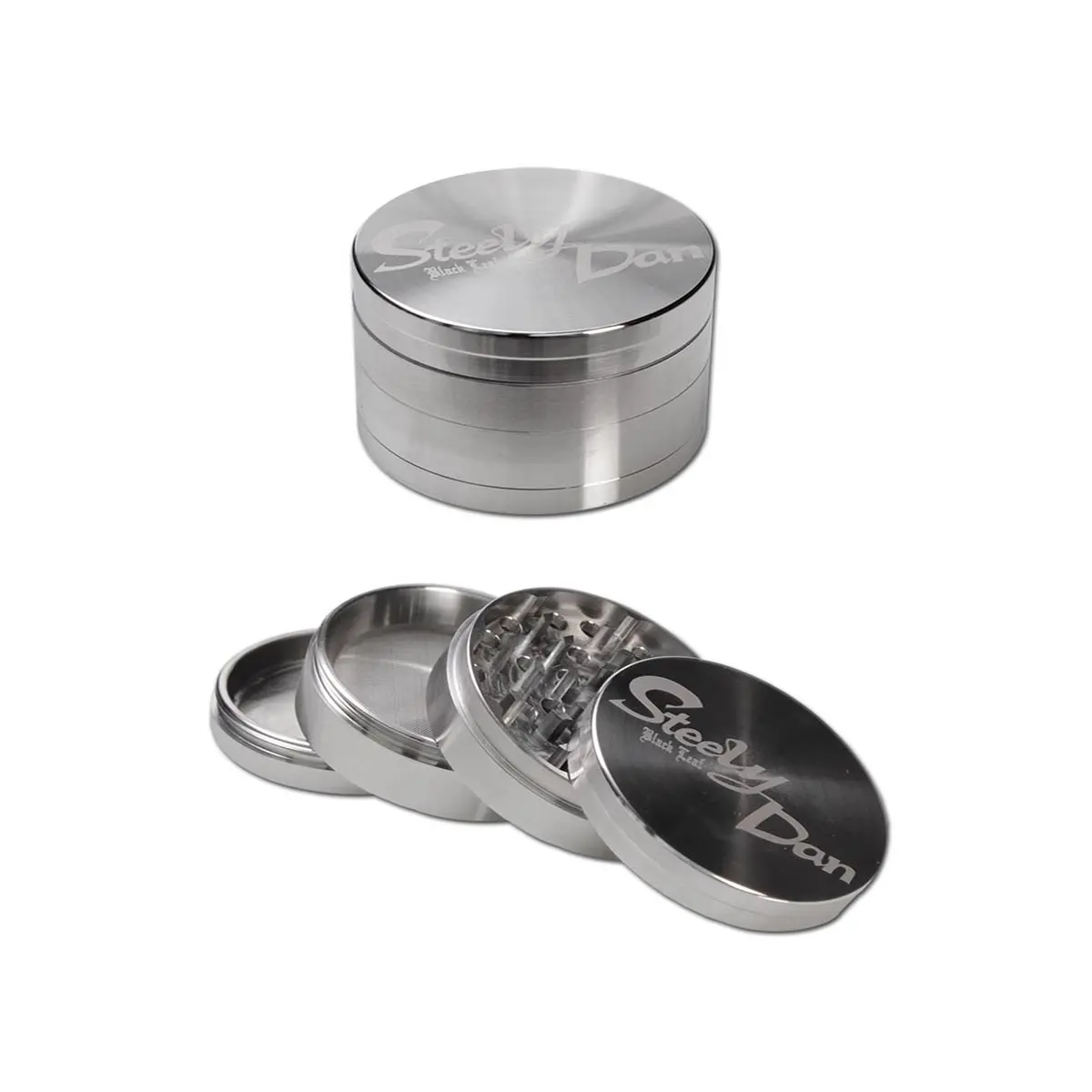 Grinder in acciaio Steely Dan 4 pezzi 49 mm con borsa