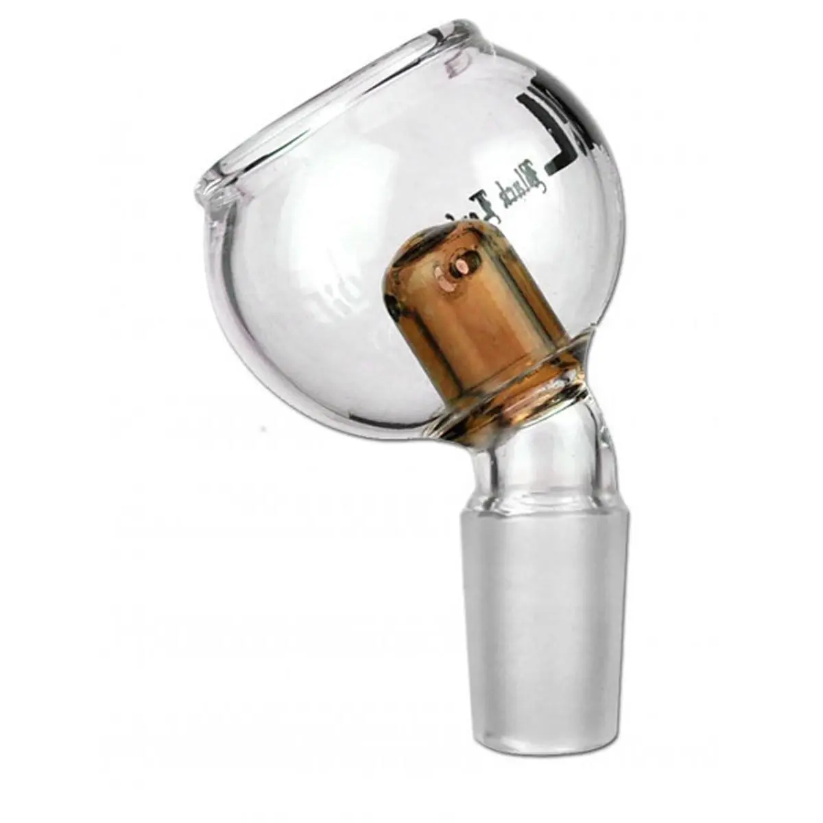 Black Leaf braciere per olio curvo amber