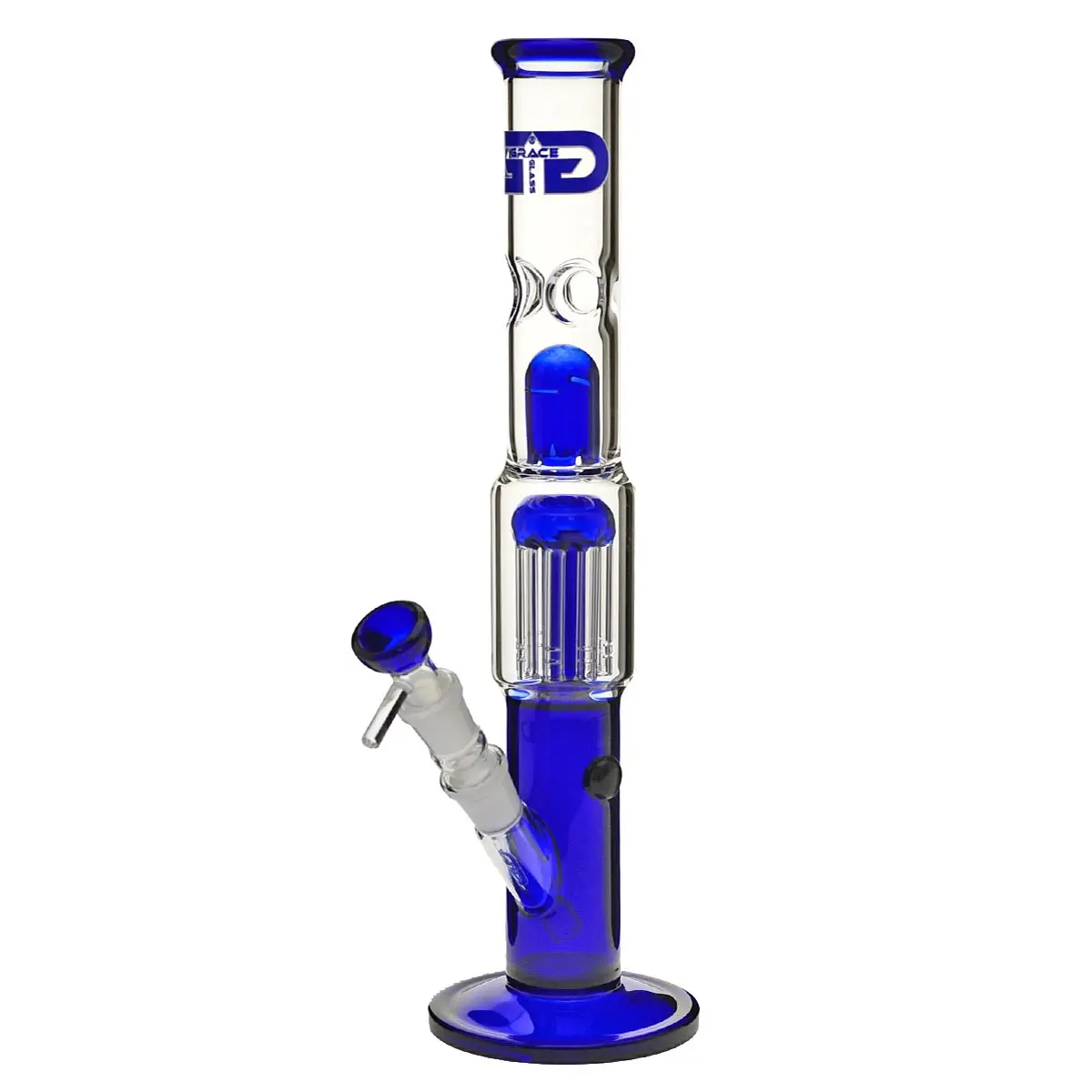 Grace bong in vetro "Amorous blu Annabell" 39cm