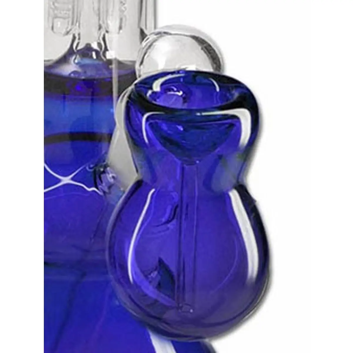 Black Leaf bong con Percolatore ICE  30cm blu