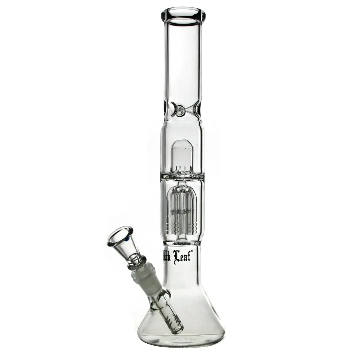Black Leaf Bong ghiaccio con doppio Percolatore - 38cm