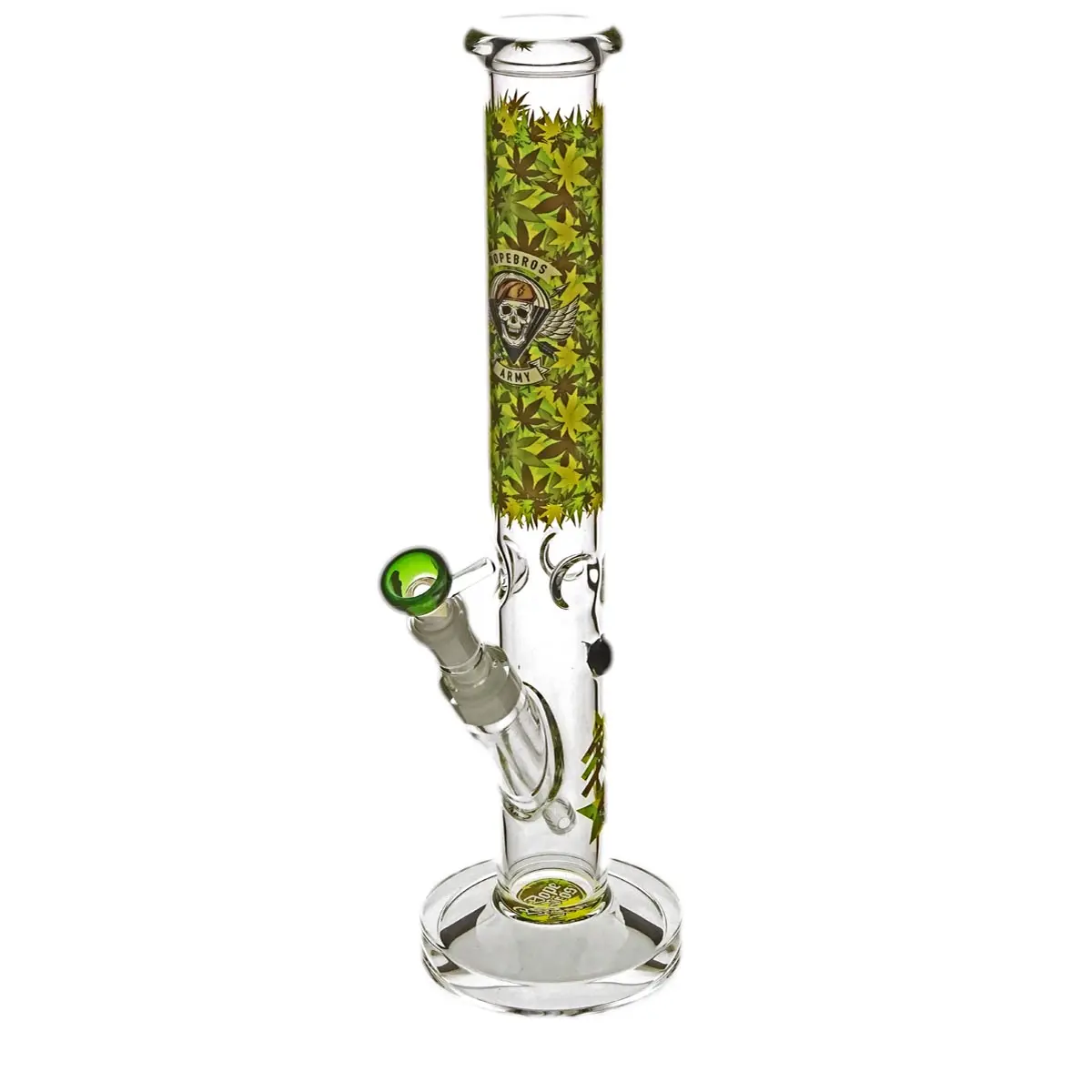 Dope Bros Heavy Base Hammer bong con base pesante 18.8 - Army