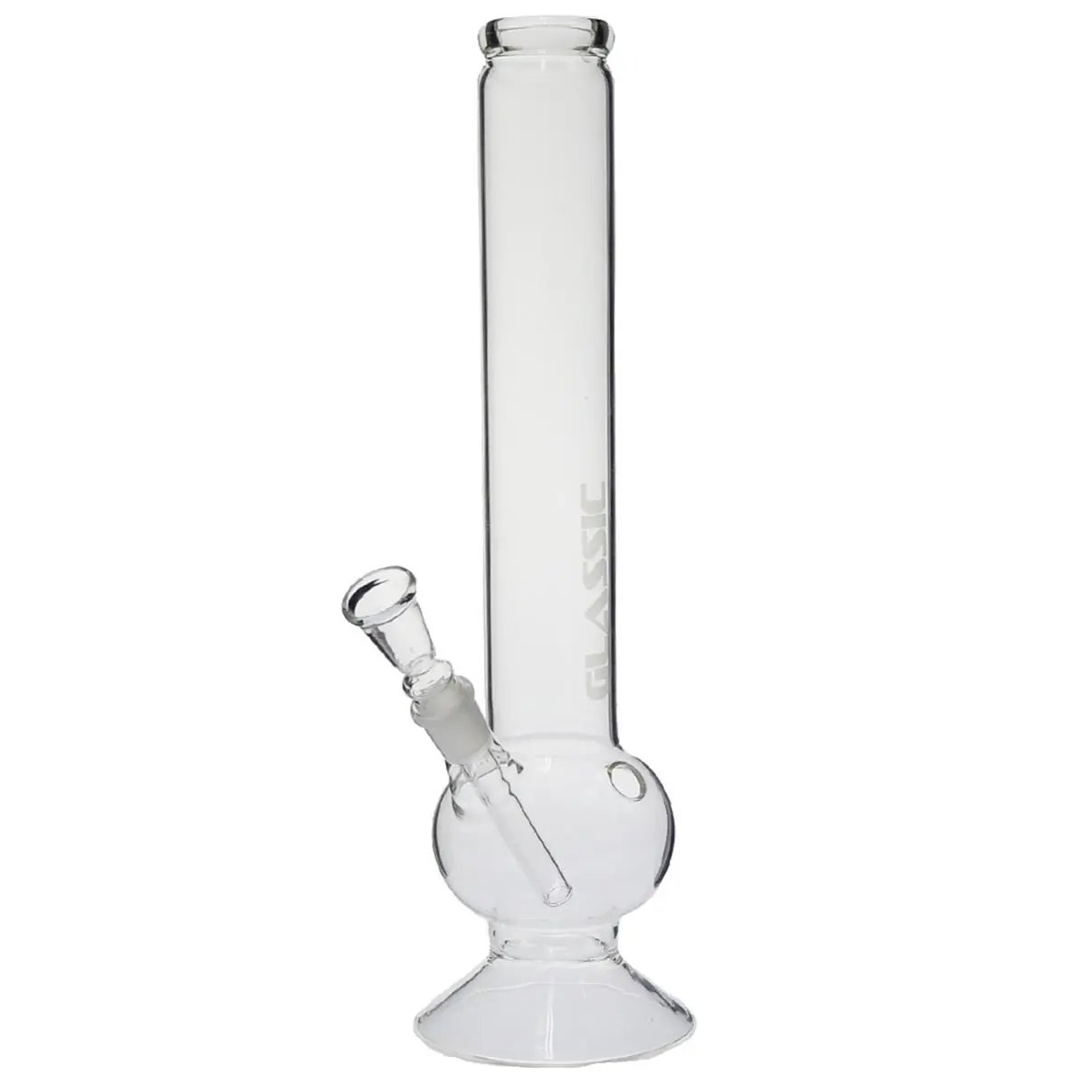 Glassic Bong in vetro dritto 18,8 - 38cm