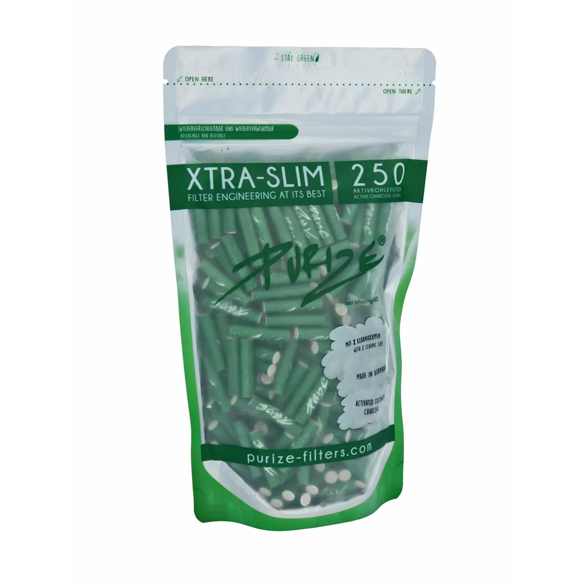 PURIZE® – XTRA Slim Size 250 verde