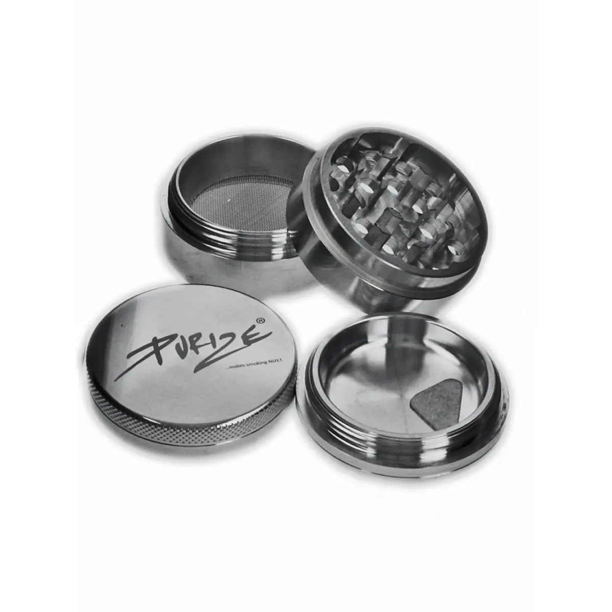PURIZE® Grinder 4- Part argento
