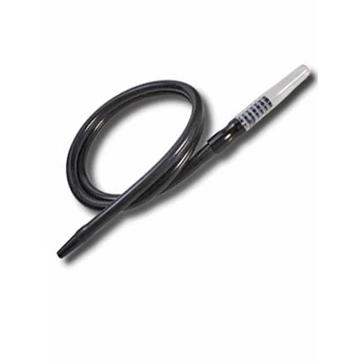 Tubo Shisha completo + boccaglio in vetro 140cm - nera