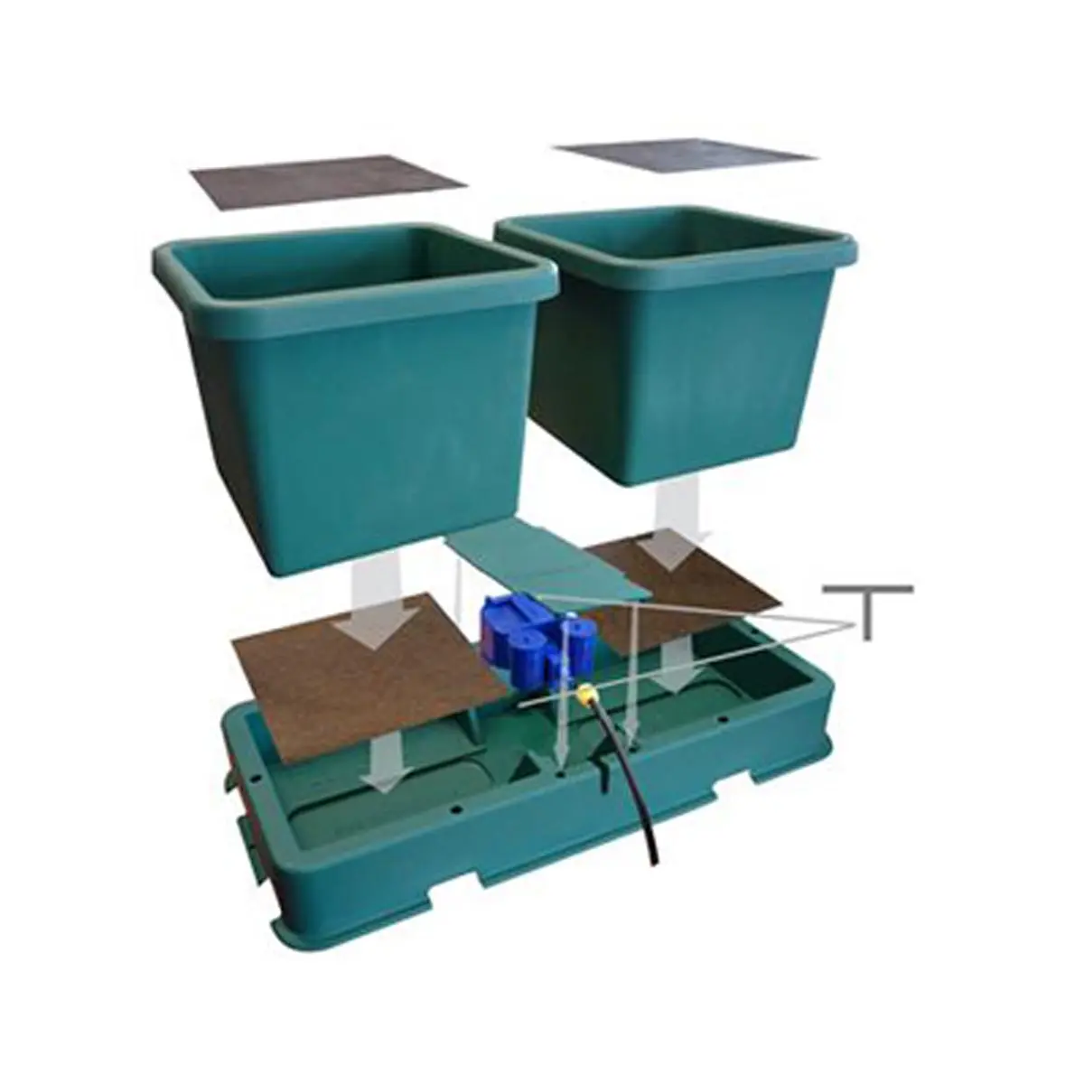 AutoPot Easy2Grow 6 pezzi Set + 47L serbatoio