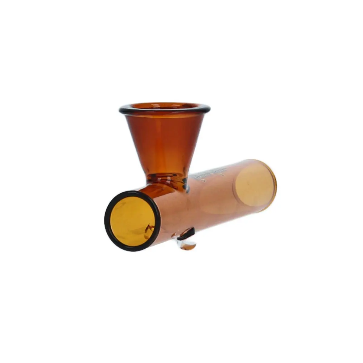 Black Leaf pipa kawumm in vetro bronzo