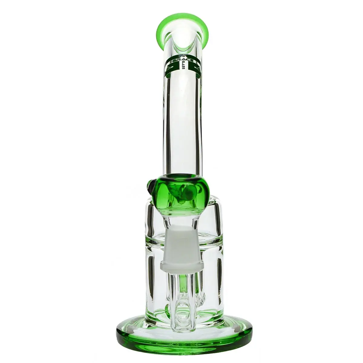 Grace bong in vetro "Svelte Green Svenya" 22 cm