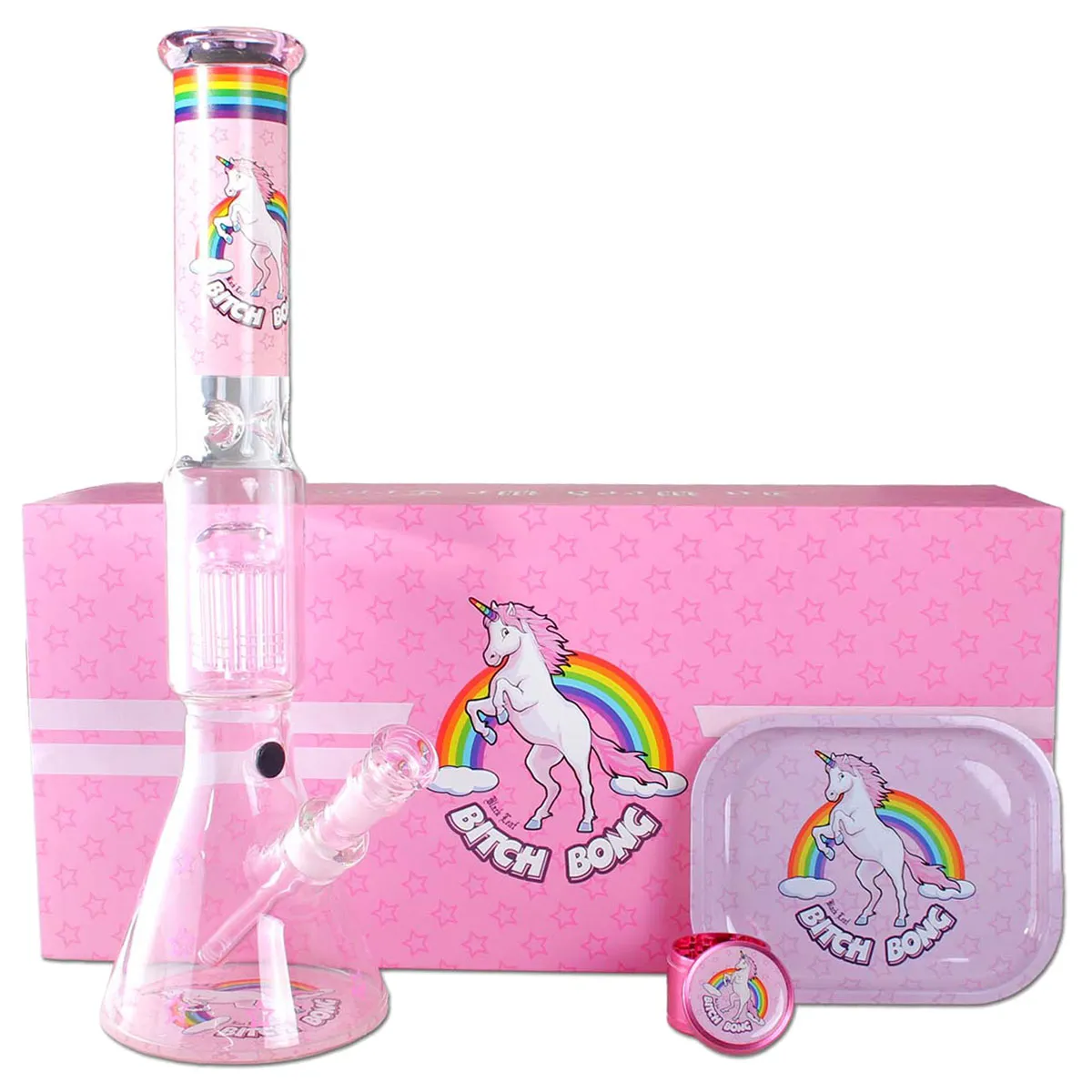 Bong in scatola "Bitch Bong" di Black Leaf Bicchiere