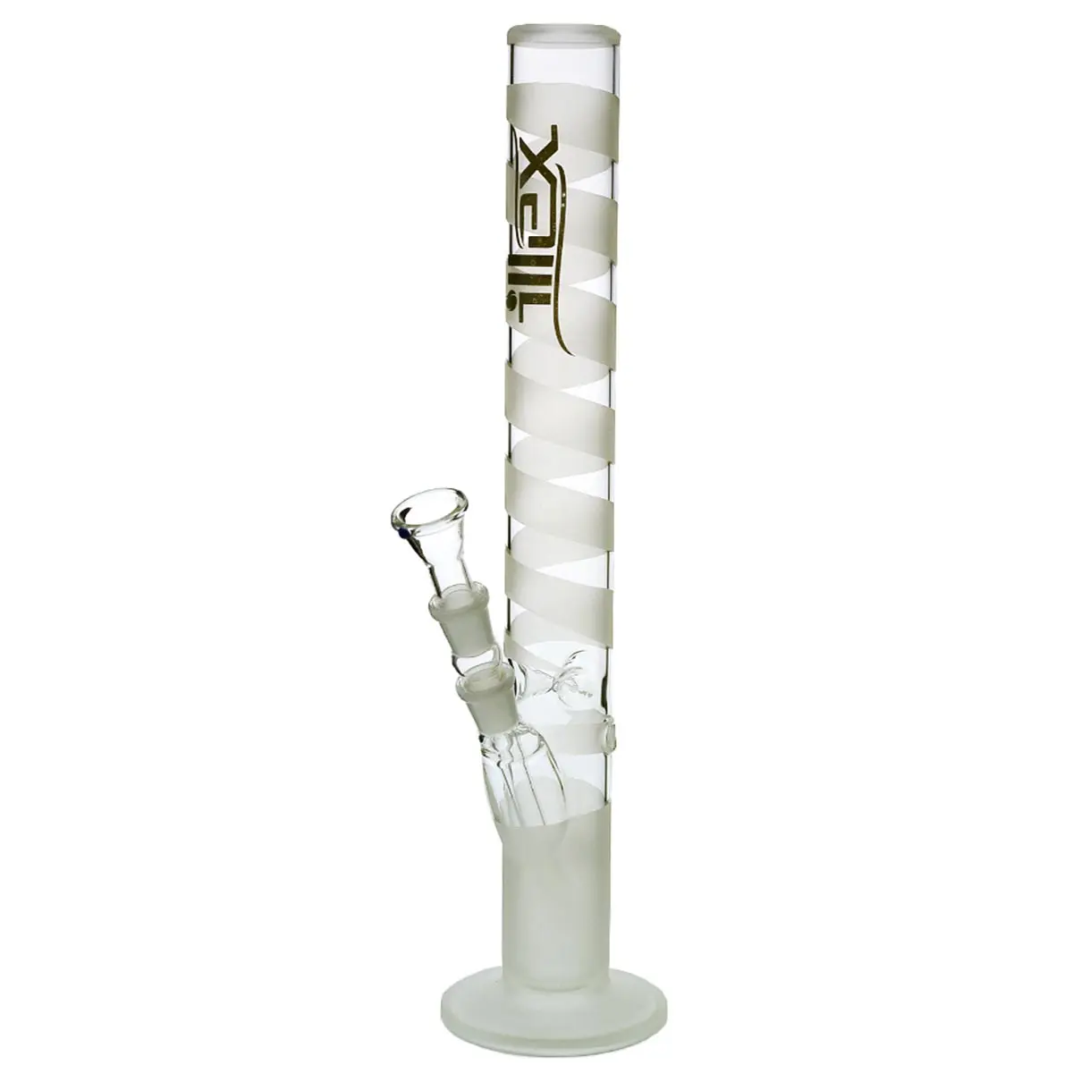 Bong in vetro sabbiato Illex 46 cm ghiaccio