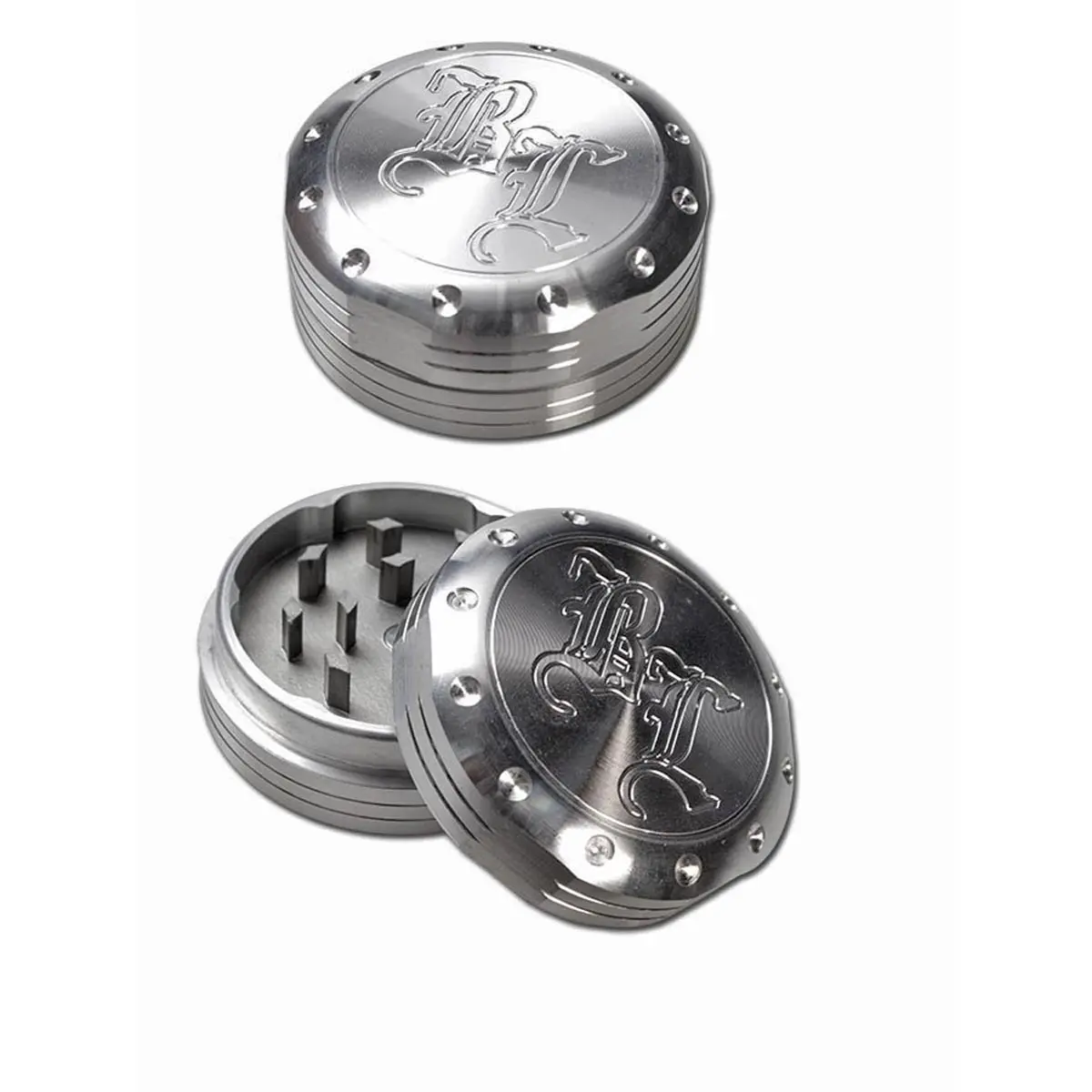 Foglia nera Alu Grinder Grinder Gift Box 53mm