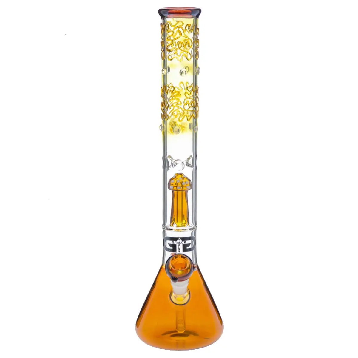 Grace bong in vetro "Playful Red Patty" 50cm