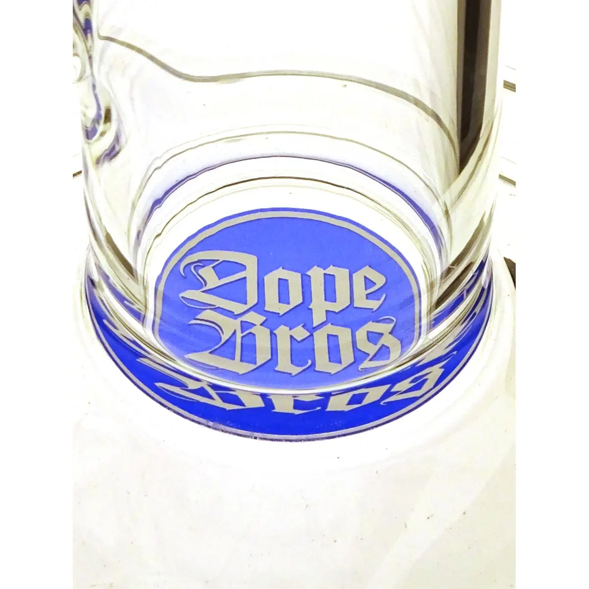 Bong Amsterdam Straight Skull 18.8 dritto 18,8 - 42cm Blu