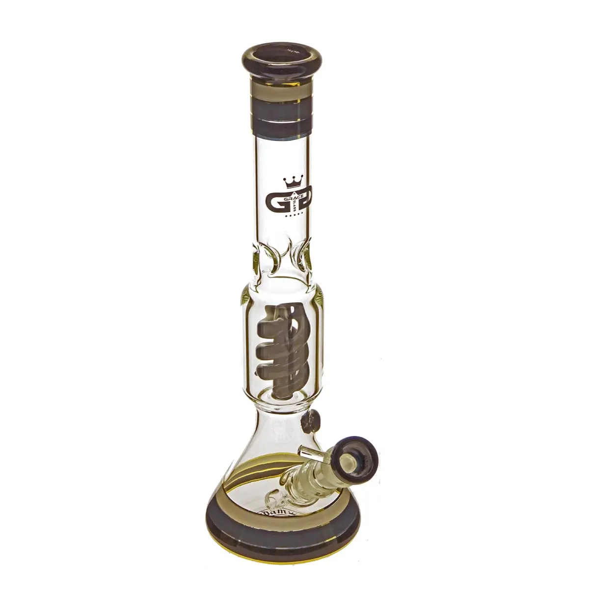 GG Cone Spyral bong in vetro 18,8 35cm nero