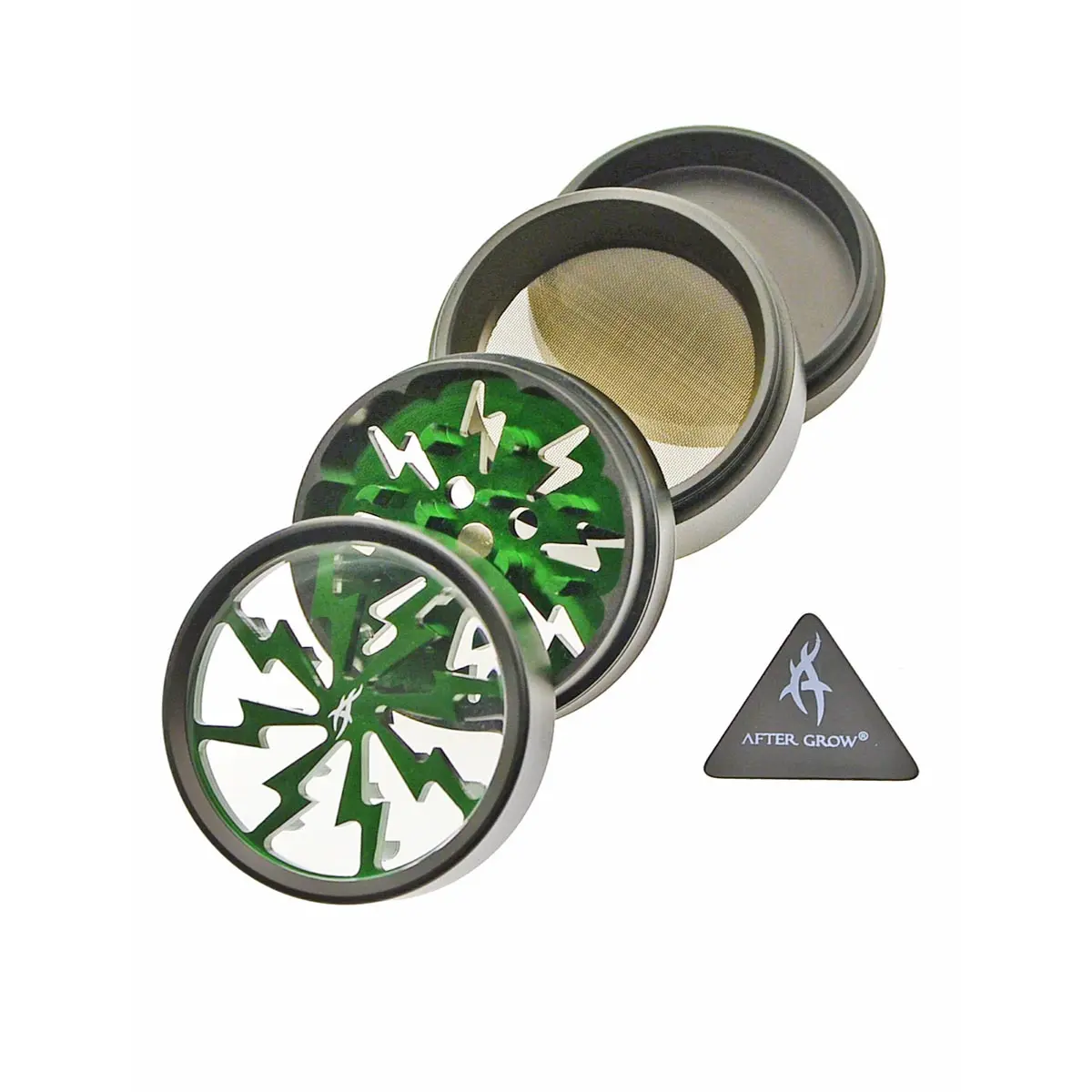 Thorinder grinder con finestra verde / nero Mini