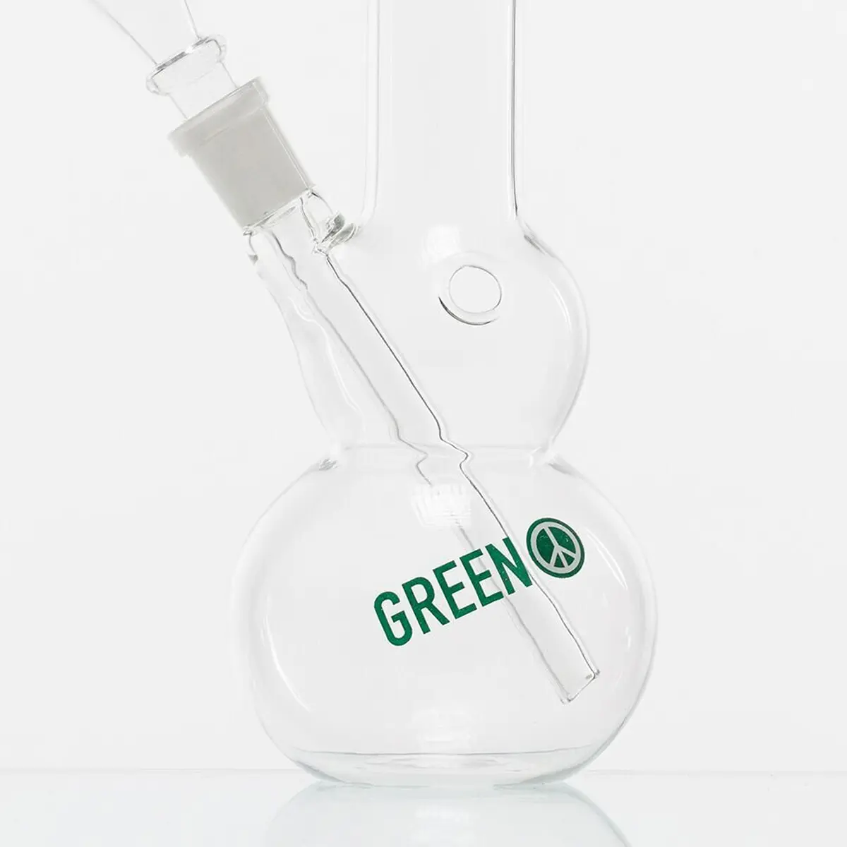 Bong doppio ventre Greenline 'Monkey' 22 cm