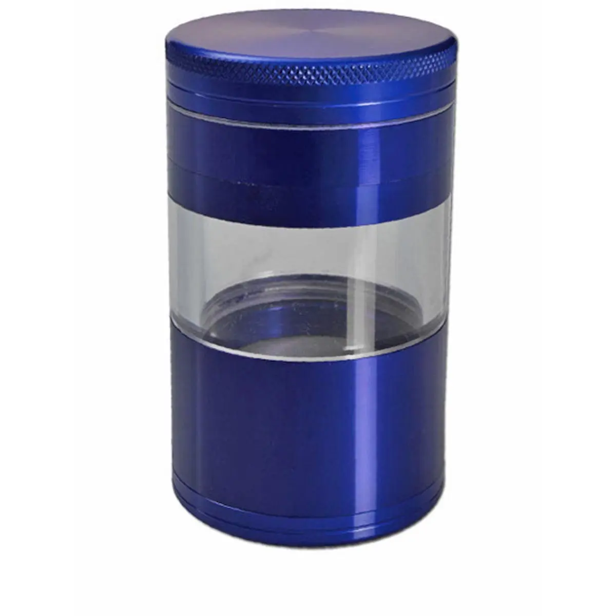 Grinder in alluminio 5 pezzi con chiusura magnetica blu