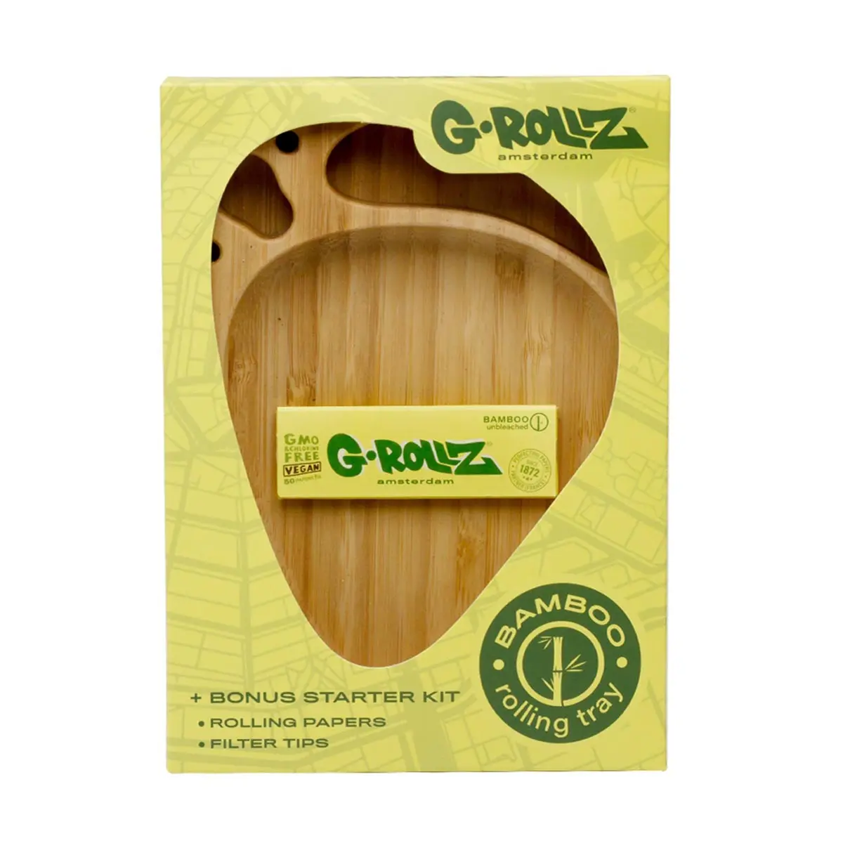 G-Rollz Bambù Tavola di miscelazione - tavolozza