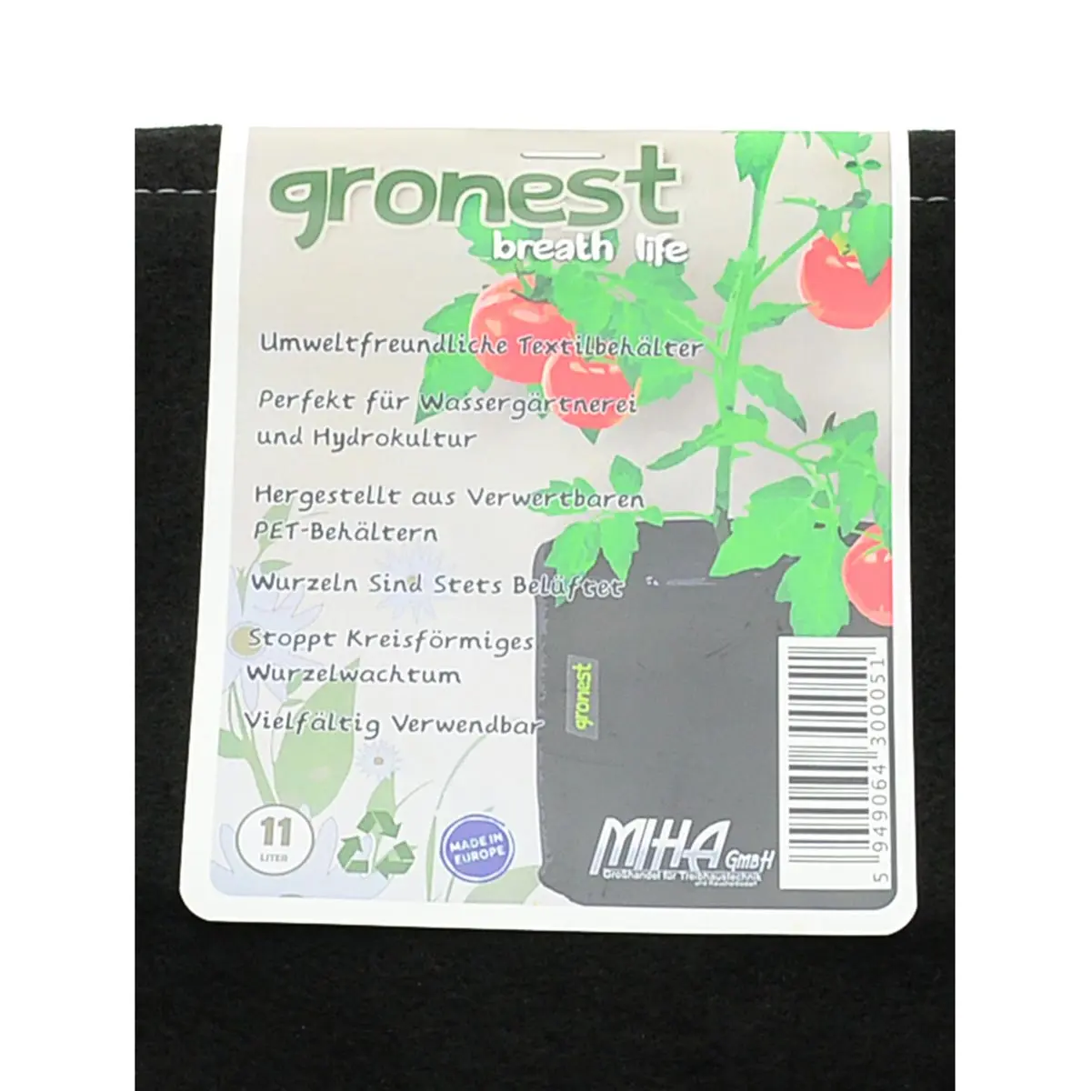 Gronest-sacchetto per piante, 11 litri