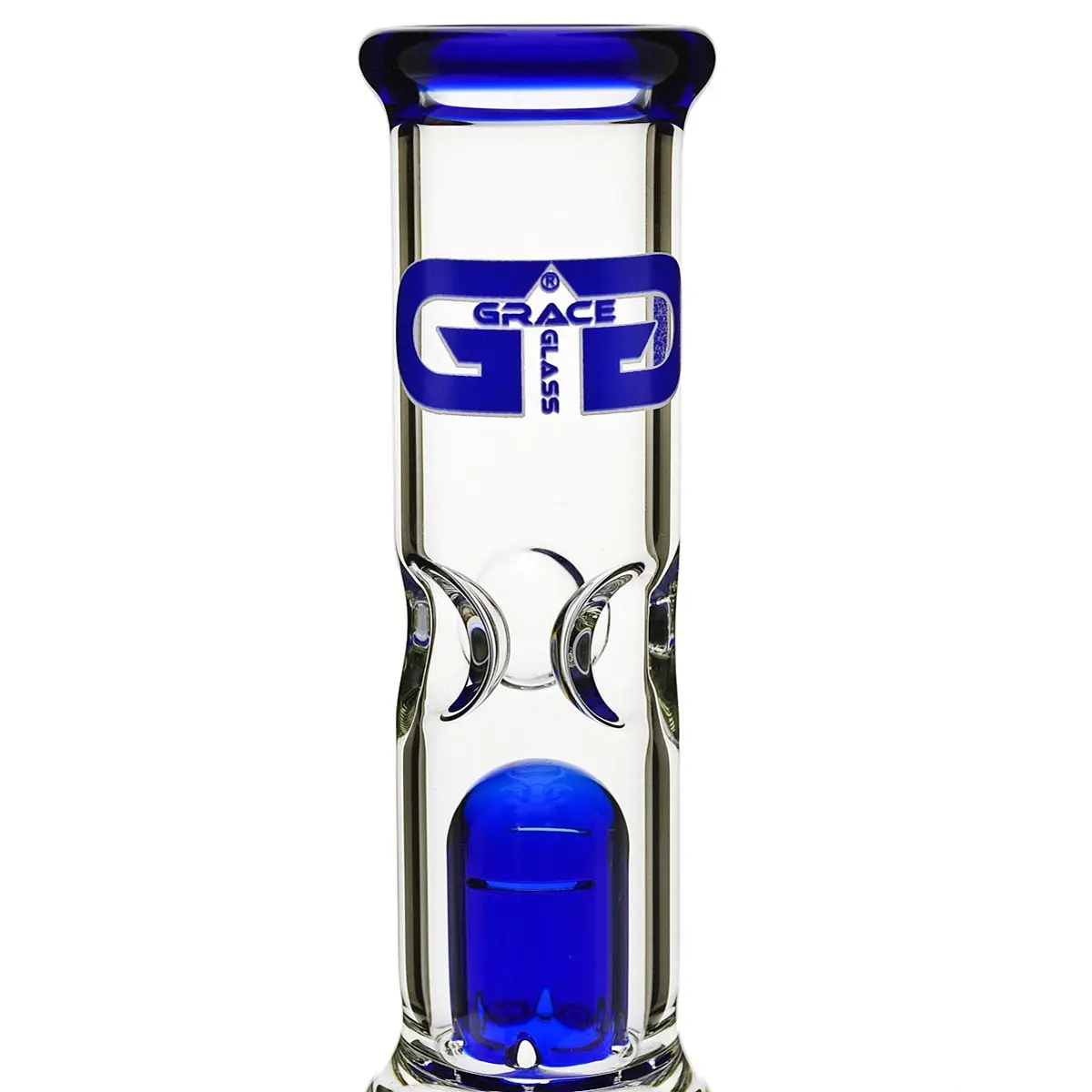 Grace bong in vetro "Amorous blu Annabell" 39cm