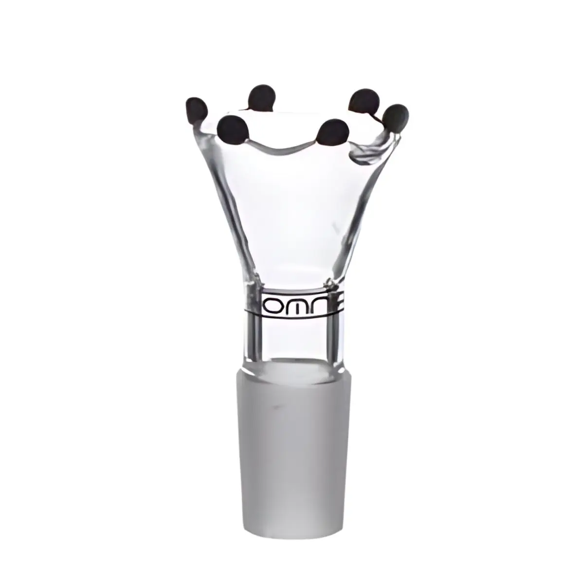 Ciotola in vetro Insomnia con decoro nero 18,8