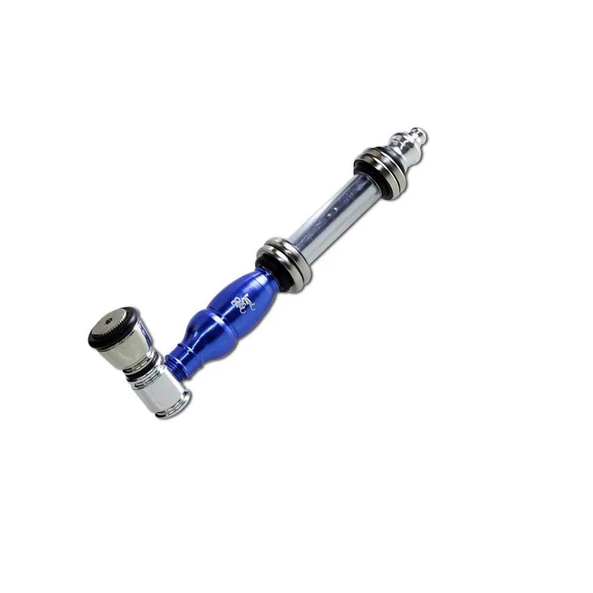 Pipa Kawumm a filtrazione con carbone attivo / adattatore a vite - blu