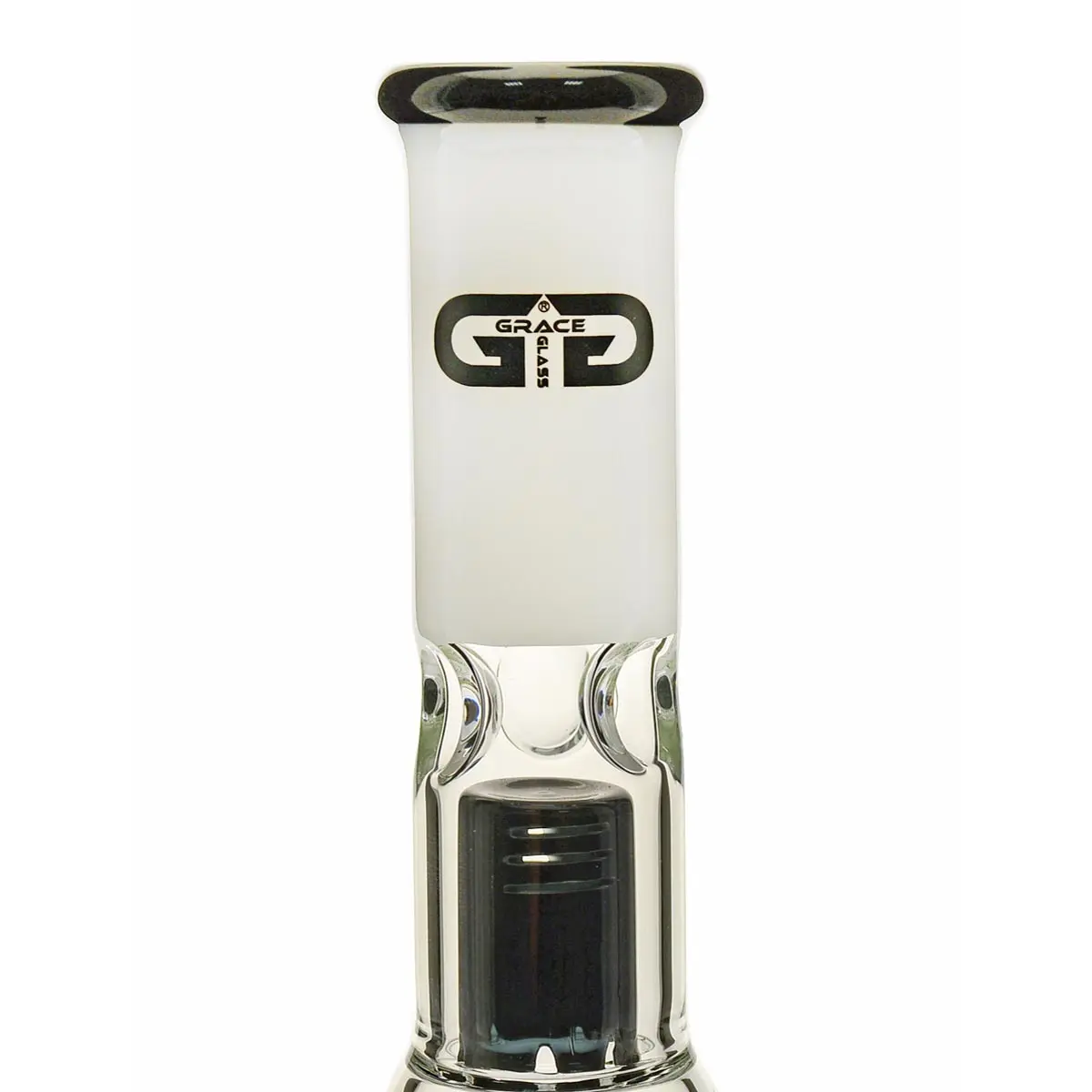 Grace Glass Bong BLACKOUT Black n' White  35cm
