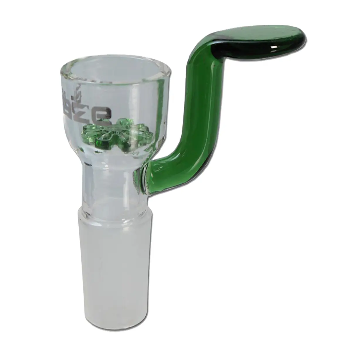 Ciotola in vetro Blaze con schermo + manico 14.5 verde