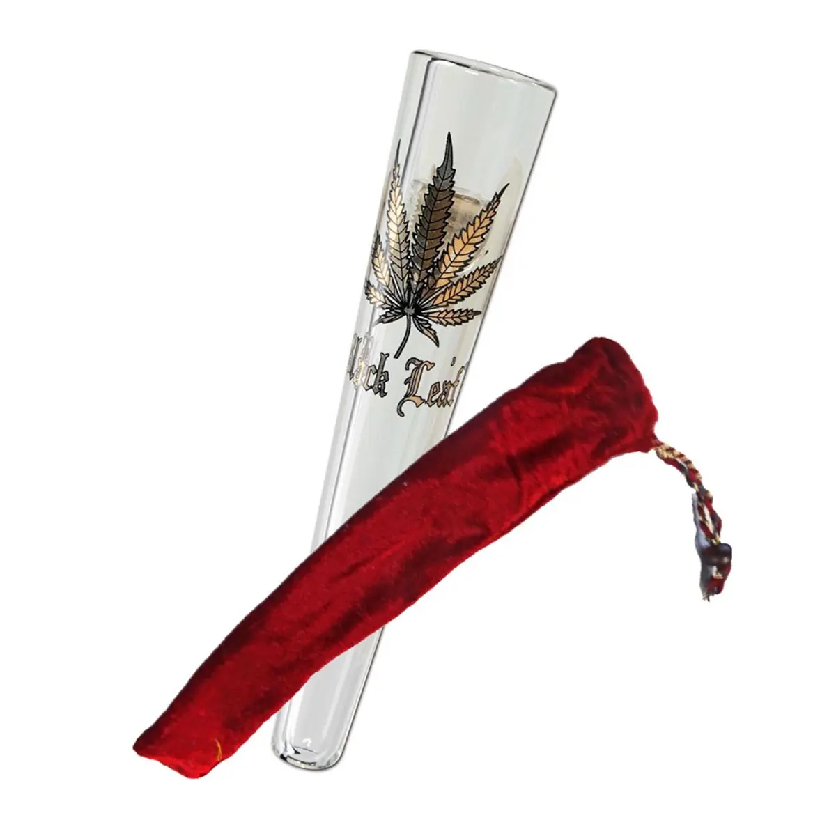Chillum in vetro 11cm con coperchio