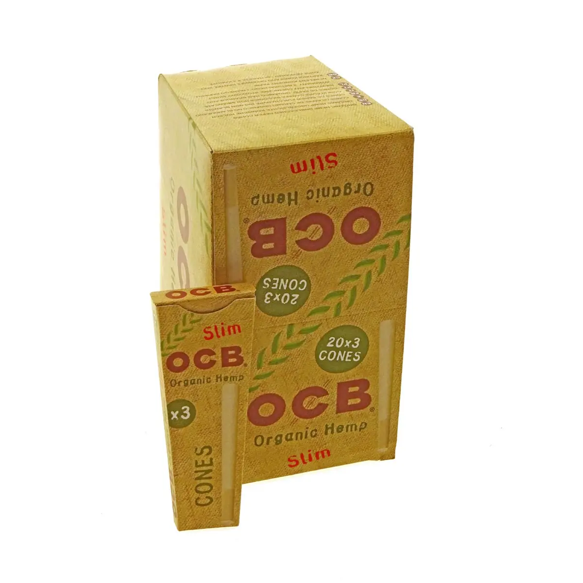 OCB Cones Coni di canapa biologica Slim - 20x
