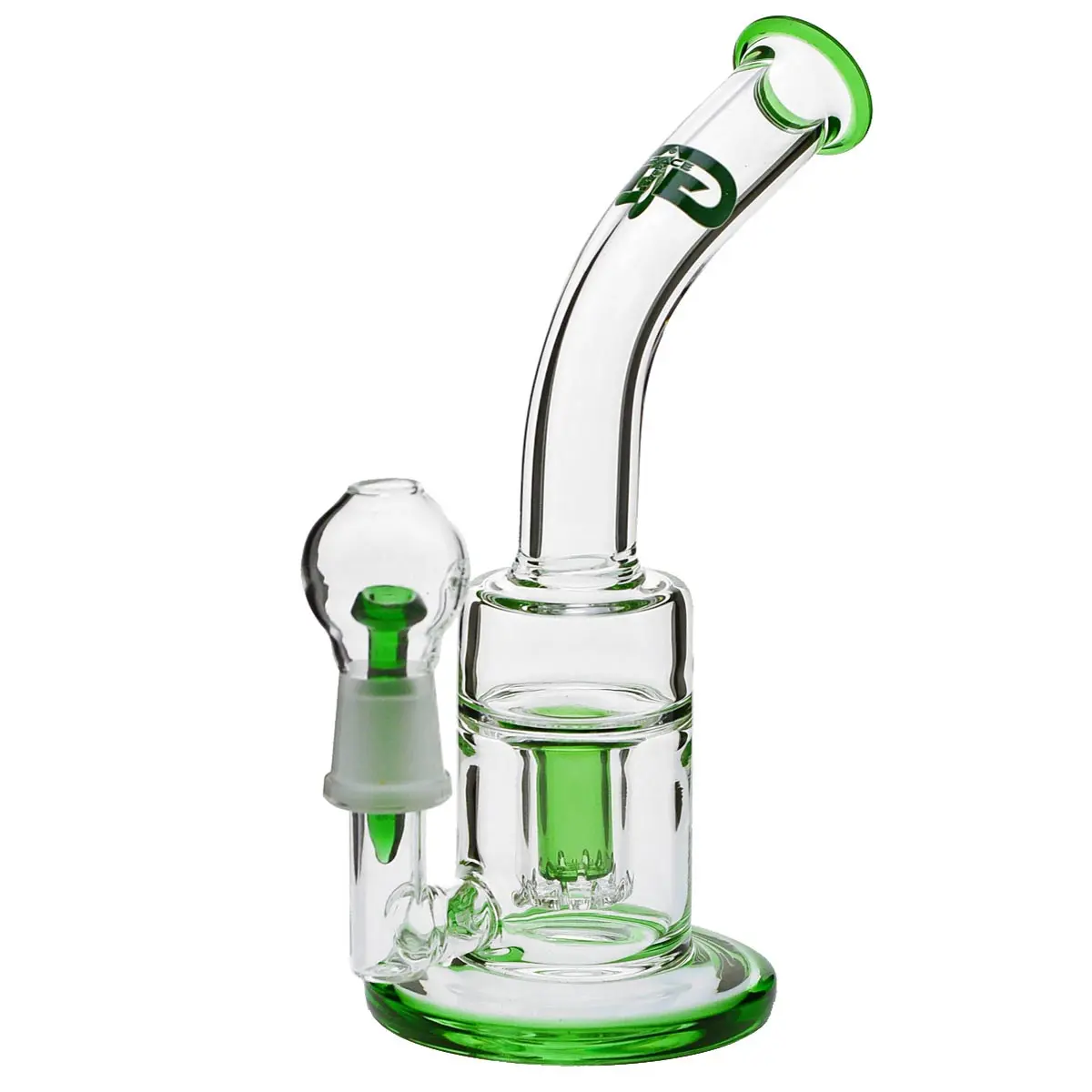 Grace bong in vetro "Svelte Green Svenya" 22 cm