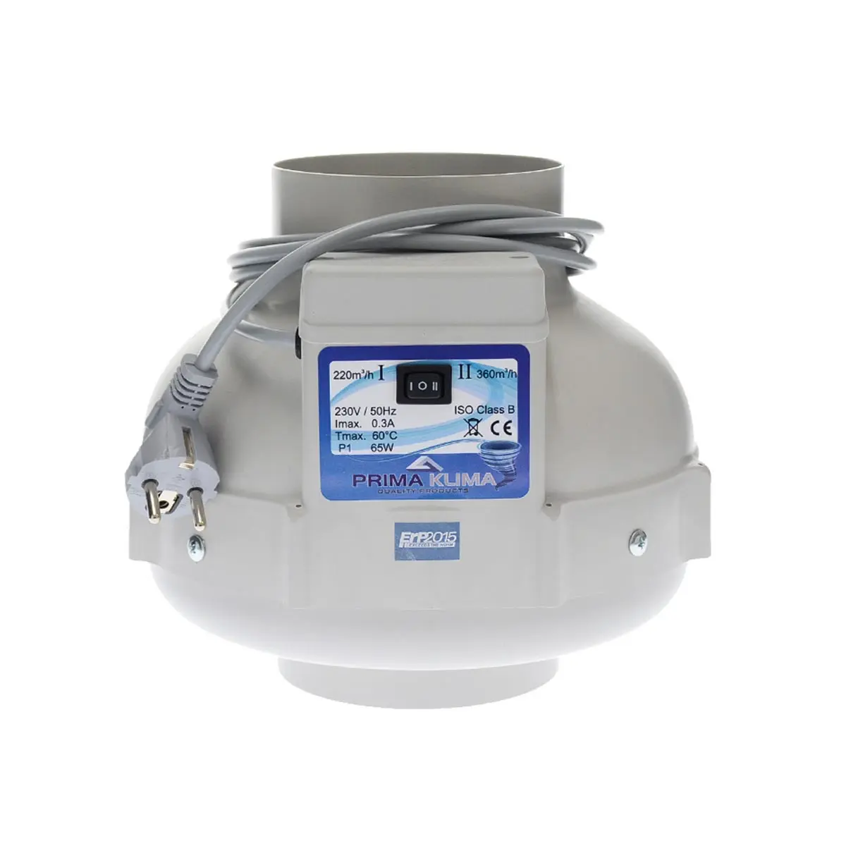 PrimaKlima Combo-Kit 2 velocità del ventilatore + filtro