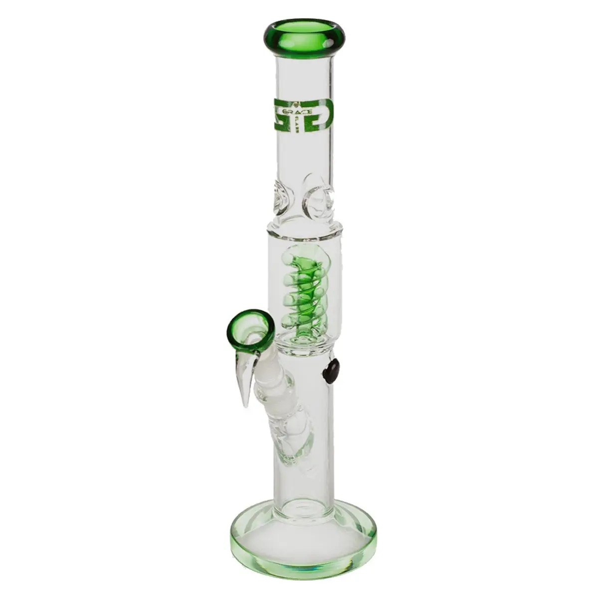 Grace bong in vetro "Dainty Green Diane" 37 cm